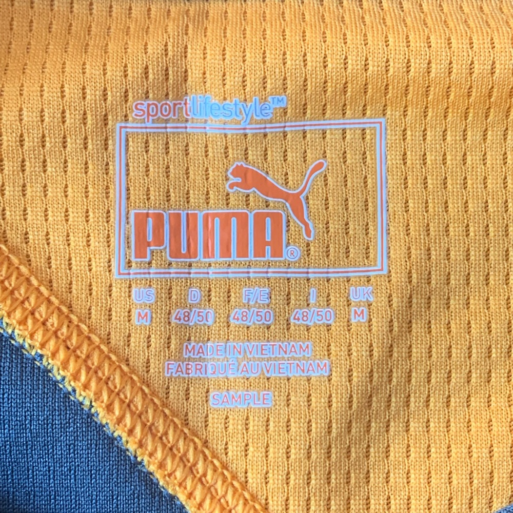 Puma cut off dri fit shirt